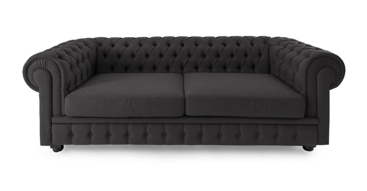 Черно-серый диван Честер, отличная стоимость